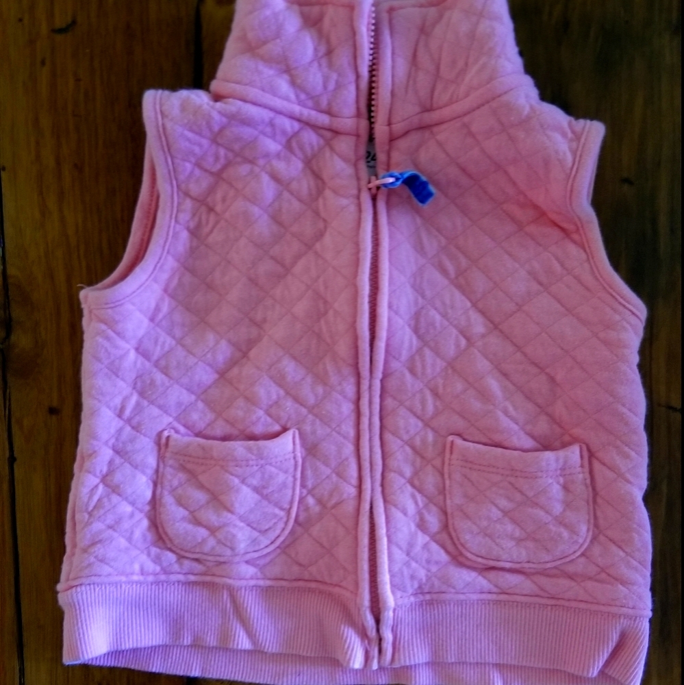 Zip up baby vest